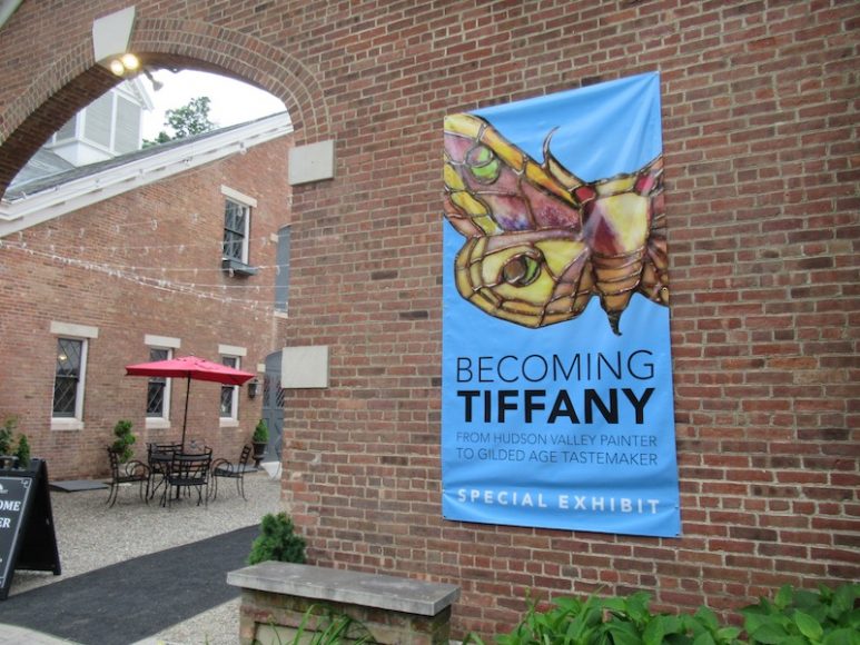 The “Becoming Tiffany” symposium was held June 3 in the Carriage House complex at Lyndhurst in Tarrytown. Photograph by Mary Shustack.