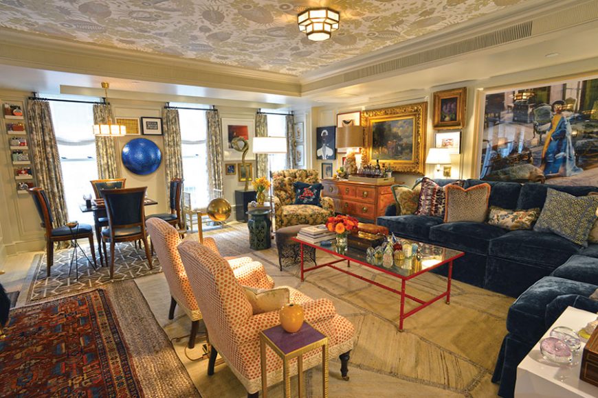 hilip Mitchell said his room was inspired by the history of family and love of collections. The room is “about the nostalgia I have for all that is grand about living well with beautiful things and entertaining enchanting people.”