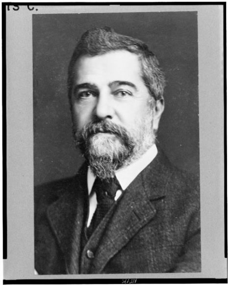 Louis C. Tiffany, (ca. 1908), head-and-shoulders portrait, facing front. (Photograph) Retrieved from the Library of Congress.