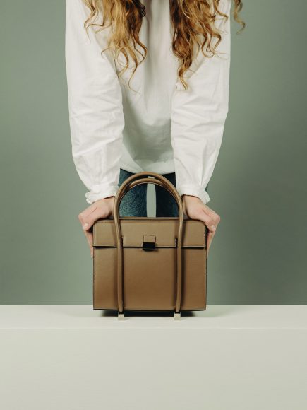 The Cream Small Brasilia Bag by Bonastre, $810. Photographs courtesy Roztayger. 