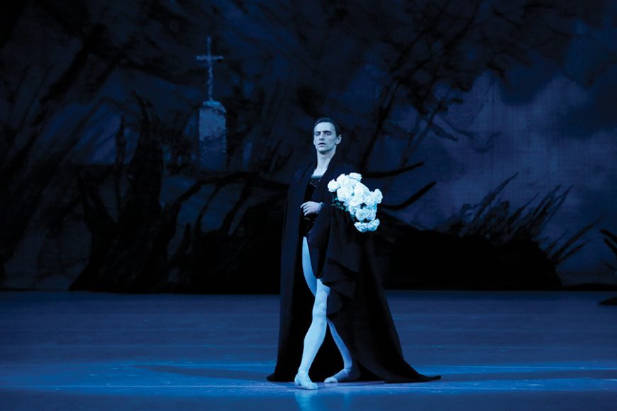Sergei Polunin as Albrecht in the Bolshoi Ballet's "Giselle." Photographs by Damir Yusupou.