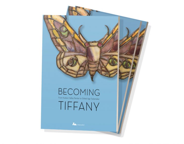 The exhibition catalog for “Becoming Tiffany: From Hudson Valley Painter to Gilded Age Tastemaker” is now available. The exhibition of the same name continues through Sept. 24 at Lyndhurst in Tarrytown. Courtesy Lyndhurst.
