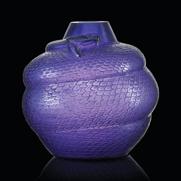 "Serpent" vase, designed 1924, sold for $15,000.