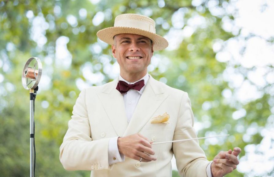 The Jazz Era Picnic in the Park, set for Sept. 16 in Chappaqua, will feature entertainment from Michael Arenella & His Dreamland Orchestra. Here, the bandleader in action. Walter Wlodarczyk Photography. Courtesy Michael Arenella & His Dreamland Orchestra.
