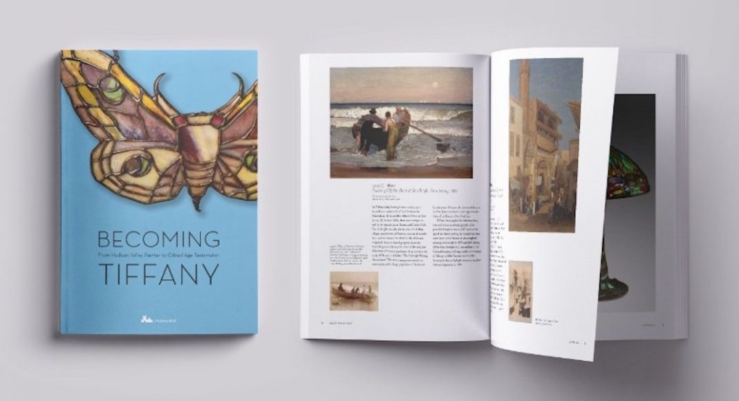 “Becoming Tiffany: From Hudson Valley Painter to Gilded Age Tastemaker” continues through Sept. 24 at Lyndhurst in Tarrytown. The accompanying catalog is now available through its museum shop. Courtesy Lyndhurst.