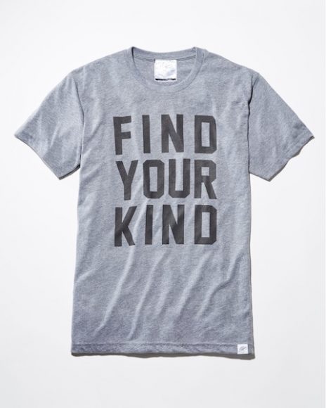 The capsule collection T-shirts range from $28 to $39 with 10 percent of sales benefitting the Kind Campaign.