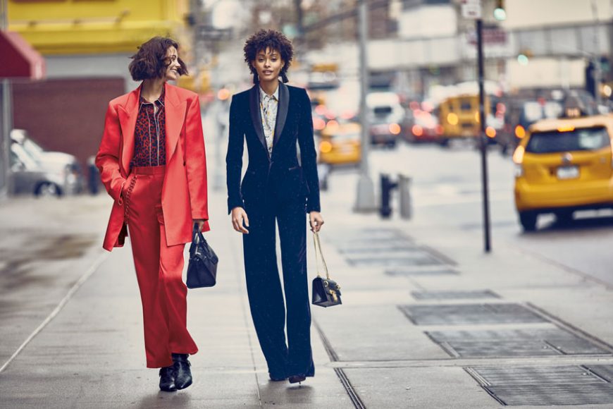 Both oversized and tailored jackets are must-haves this fall. Photographs courtesy Neiman Marcus Westchester.