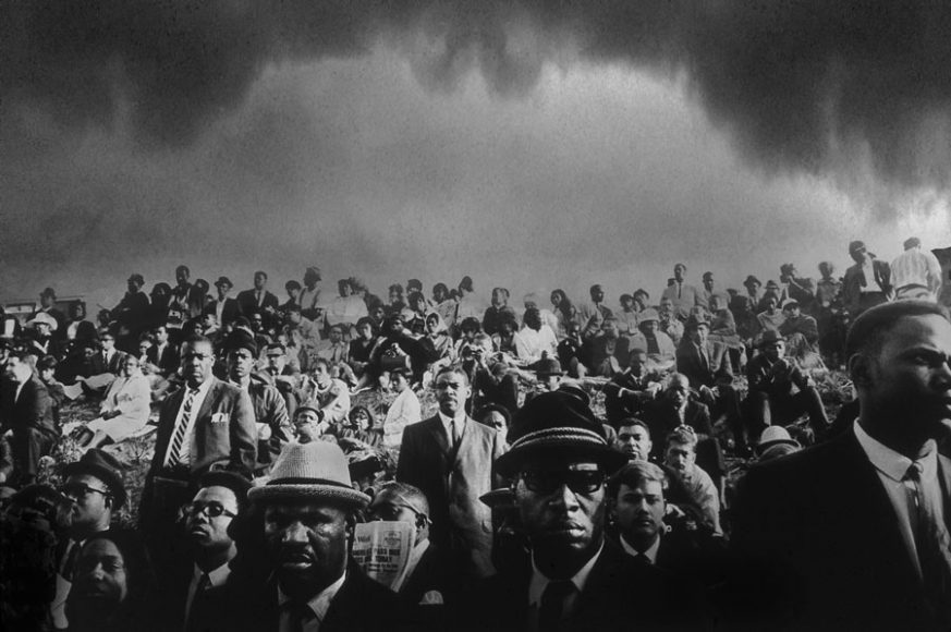 John Shearer's "King Funeral March," 1968
Black & white photograph, 
John Shearer Picturebook
