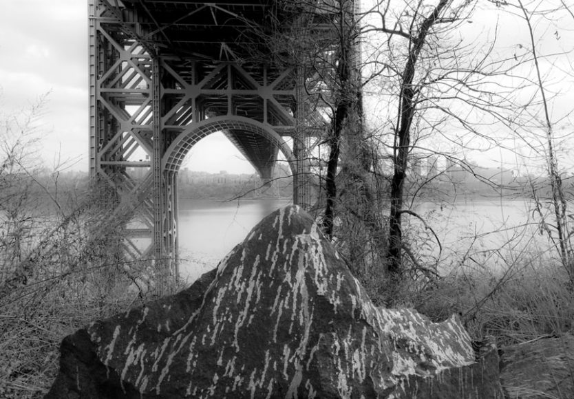 Harry Wilks’ “George Washington Bridge” (2008), archival Inkjet print. Collection of the Hudson River Museum.