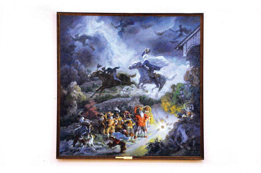 Ward's "Hudson Valley Legends" combines images from some of America's best-known short stories.