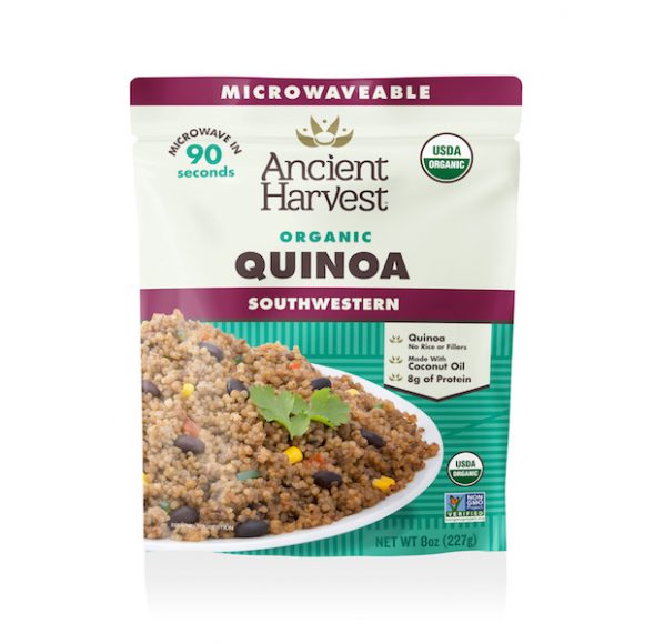 Ancient Harvest offers a selection of ready-to-eat quinoa. Courtesy Ancient Harvest.