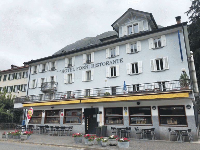 Hotel Forni offered a comforting stay during the trip.