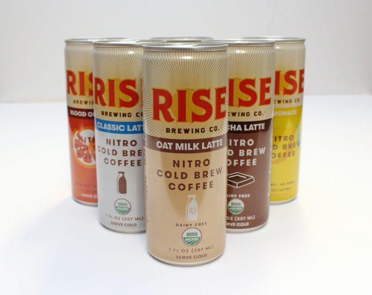 Cold brews from Rise Brewing Co. 