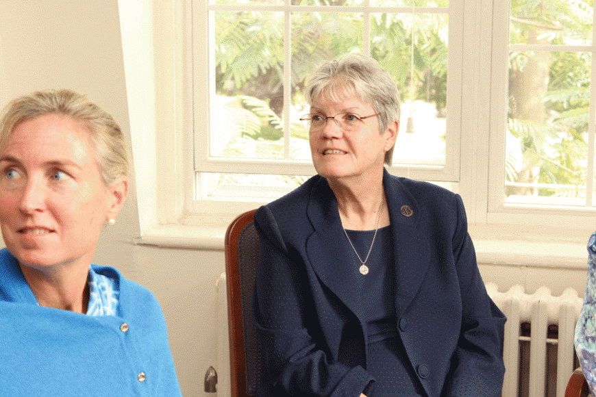 Sister Laura Donovan, president of the Sisters of the Divine Compassion and a member of the five-sister leadership team. Photographs by Sebastián Flores