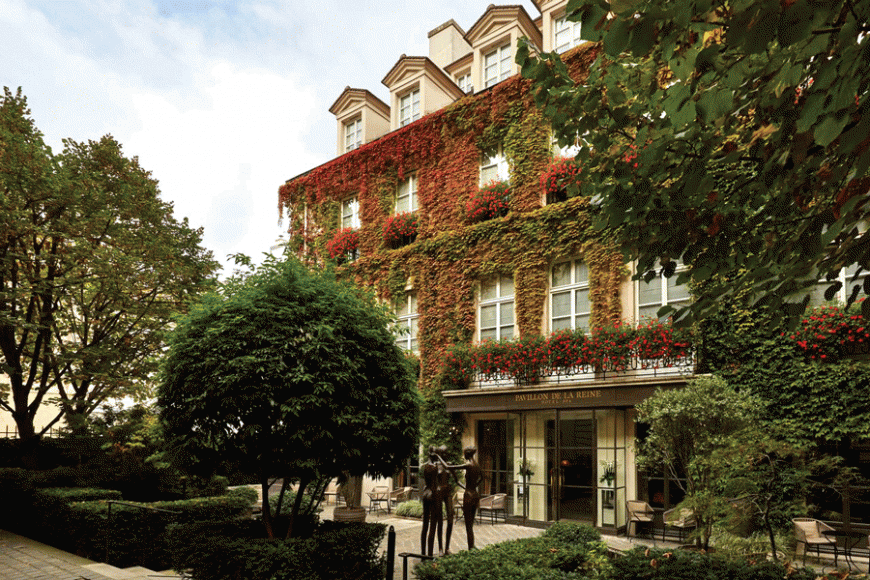 Le Pavillon de la Reine. Courtesy Le Pavillon de la Reine.