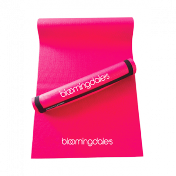 The iconic Bloomingdale’s yoga mat is yours for attending the Oct. 6 class at Bloomingdale’s White Plains.