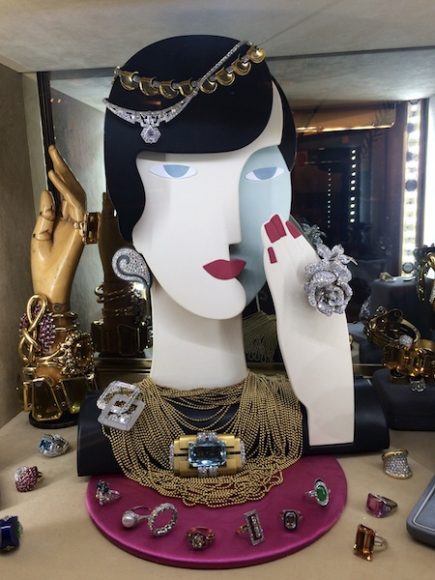 HD Jewels at The Carlyle Hotel is a treasure trove of pieces displayed in the most artful fashion. Photograph by Mary Shustack.