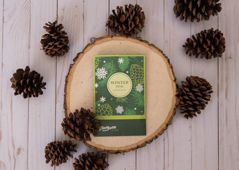 Winter Pine offers a seasonal shot of scent, from Floral Simplicity. Courtesy Floral Simplicity.