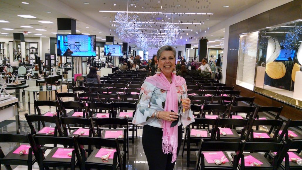 WAG editor in chief Georgette Gouveia before “The Makeup Date” at Bloomingdale’s White Plains Nov. 11. Photograph by Robin Costello.
