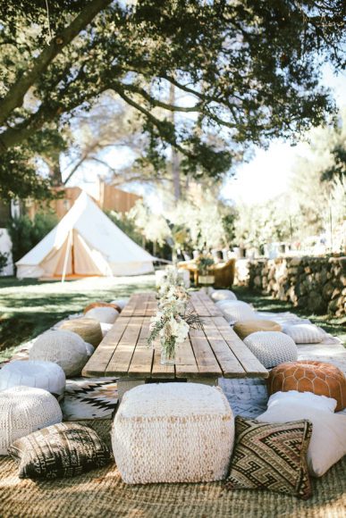Calamigos Ranch in Malibu was transformed into a rustic retreat to for a party celebrating the official launch of This Girl Can Run The World.
