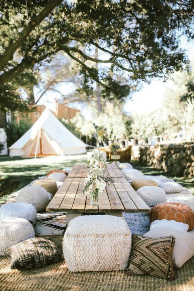 Calamigos Ranch in Malibu was transformed into a rustic retreat to for a party celebrating the official launch of This Girl Can Run The World.