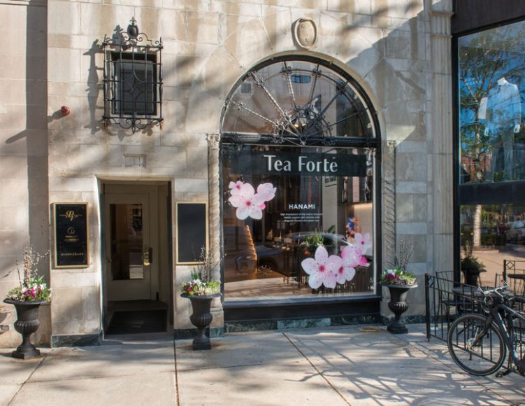 Tea Forté’s only brick-and-mortar shop, on Newbury Street in Boston. 