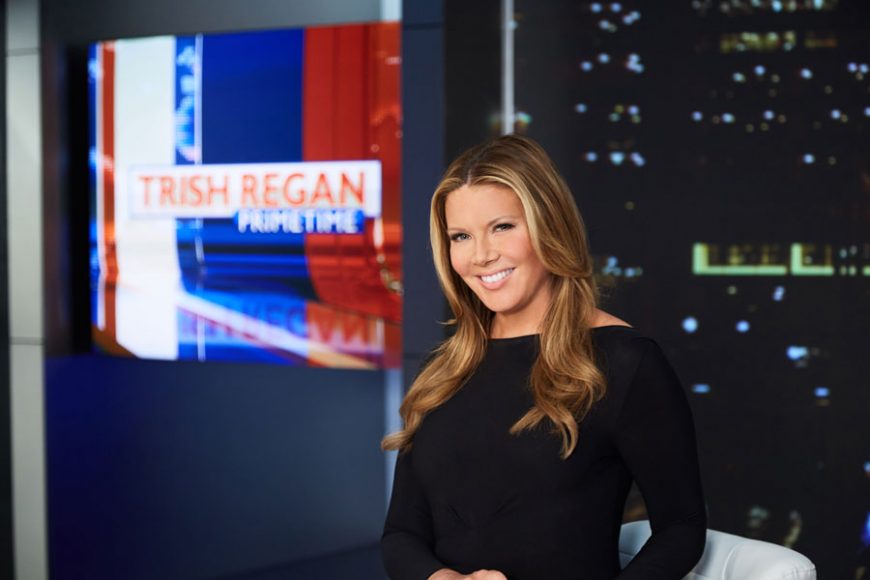 Trish Regan, host of Fox Business Network’s “Trish Regan Primetime.” Photographs courtesy Fox Business Network.