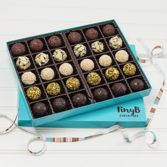 For a sweet treat, sample Brigadeiros from tinyB Chocolate. Courtesy tinyB Chocolate.