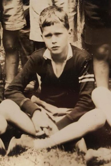 George H.W. Bush, Greenwich Country Day School class photograph, circa 1933/34.