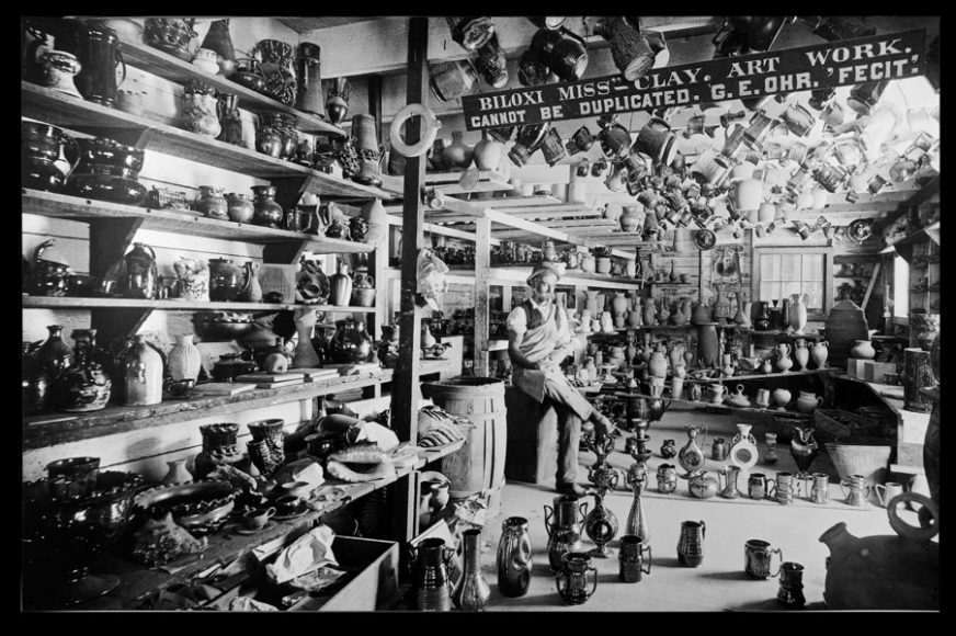 George Ohr (1857-1918) at the George E. Ohr Pottery (1901). Courtesy Ohr-O'Keefe Museum of Art, Biloxi, Mississippi.