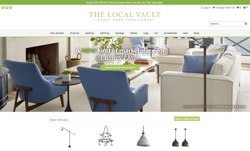 The Local Vault's easy-to-use interface makes shopping a breeze.