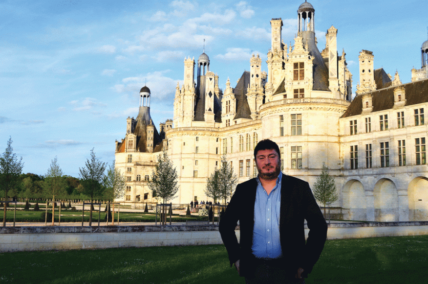 Sylvain Naulin, managing director of Interloire at Chambord, a massive Loire Valley château originally built as a hunting lodge.
