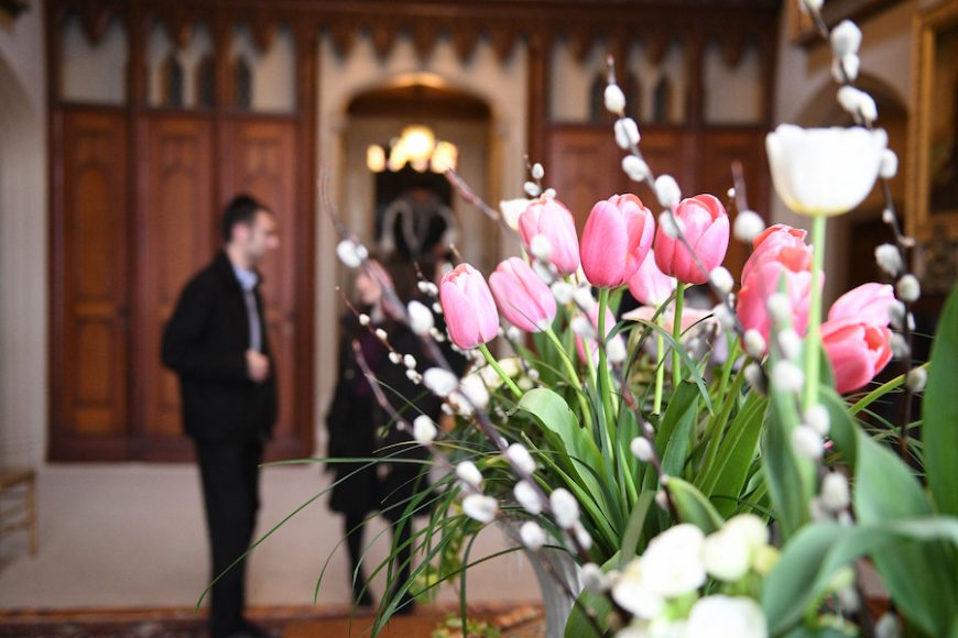 This year’s Lyndhurst Flower Show will be held April 5-7 in Tarrytown. Here, a scene from the 2018 edition. Donna Mueller Photography, courtesy Lyndhurst Flower Show.