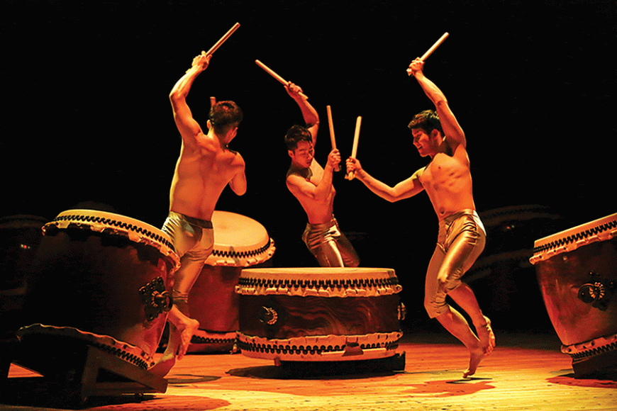 Kodo performs March 8 and 9 at the Quick Center.