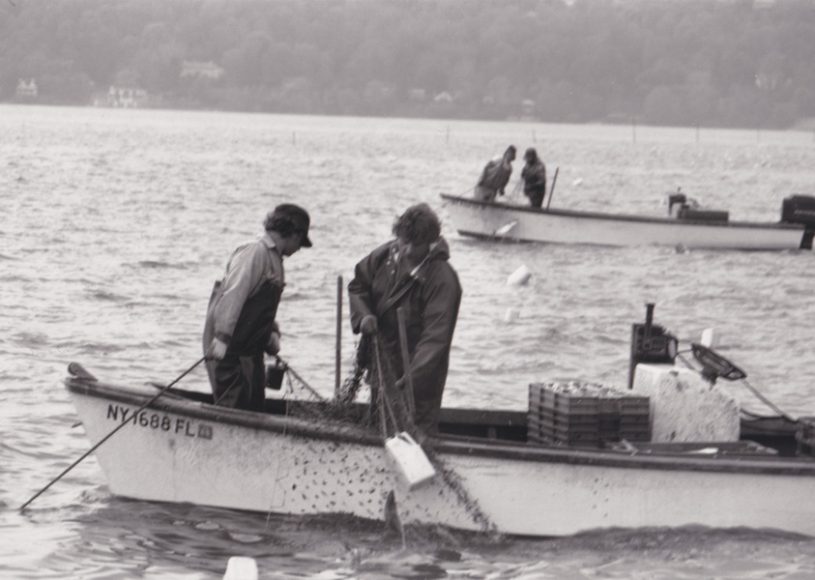 Fishermen, ca. 1960s. Photograph, Patterson Shafer. Courtesy of Riverkeeper. Courtesy New-York Historical Society Museum & Library.