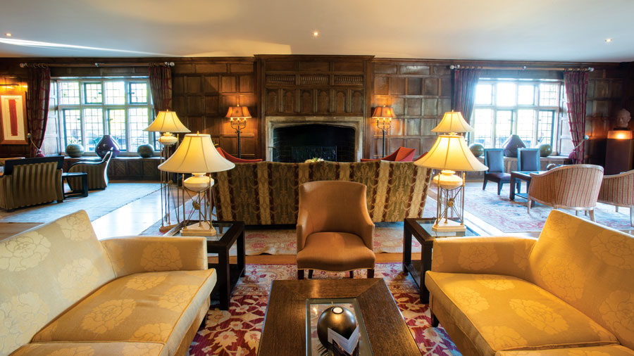Whatley Manor drawing room. Photographs courtesy Whatley Manor.