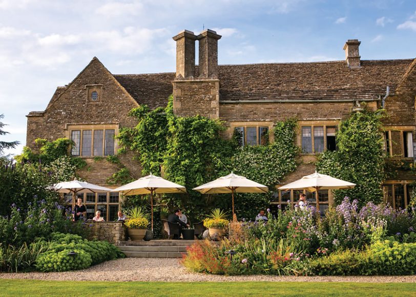 Gardens at Whatley Manor. Photographs courtesy Whatley Manor.