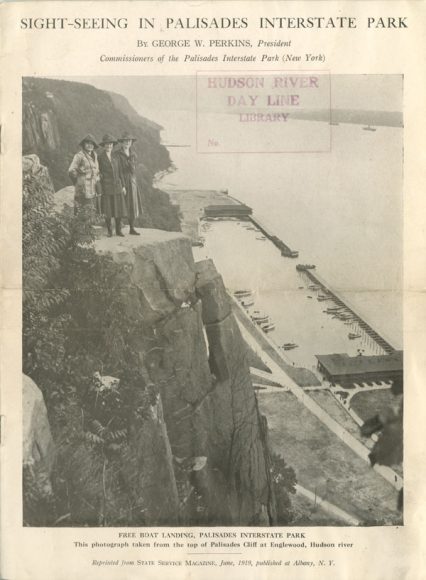 Sight-Seeing in Palisades Interstate Park. Courtesy New-York Historical Society Library.