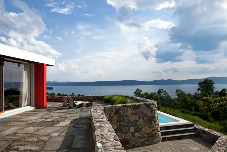 The restoration and preservation of the 1953 Neumann House, designed by architectural legend Marcel Breuer in Croton-on-Hudson, will be recognized by The Preservation League of New York State. Photographs by Undine Pröhl. Courtesy Joseph Mazzaferro and Ken Sena.