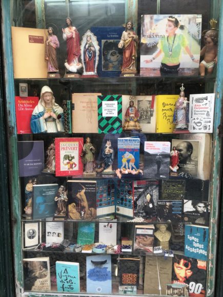 A second-hand bookstore in Lisbon. Photograph by Jeremy Wayne.