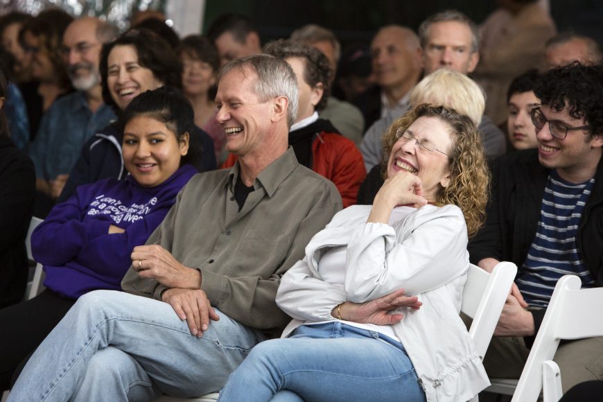 “StoryStage: Pros(e) of Pride” is set for June 29 at Philipsburg Manor in Sleepy Hollow. Here, audience members enjoy a previous edition of “StoryStage.” Photograph by Tom Nycz for Historic Hudson Valley.