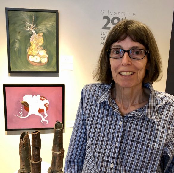 Mary Padilla of Armonk was honored with the Best in Show award during the Silvermine School of Art Student Exhibition’s awards ceremony held earlier this month in New Canaan. Courtesy Silvermine Arts Center.