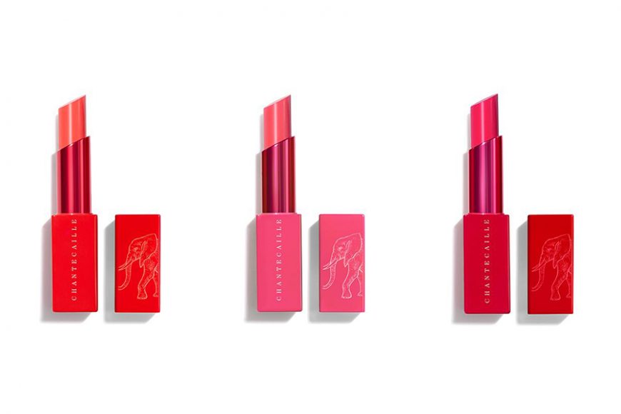 Lip Veil - Summer 2019. From left, Frangipane, Pink Lotus, Mandevilla. Photographs courtesy Chantecaille.