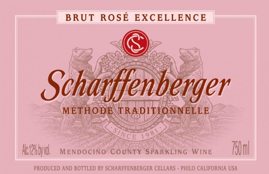 Scharffenberger Cellars’ Brut Rosé Excellence makes a sophisticated choice for summer entertaining. Courtesy Scharffenberger Cellars.