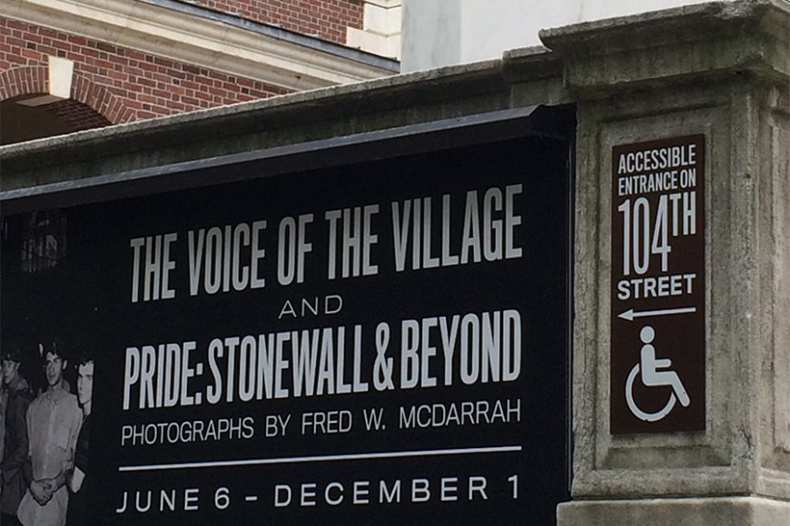 Two complementary exhibitions spotlighting the photography of Fred W. McDarrah have opened at the Museum of the City of New York. Photograph by Mary Shustack.