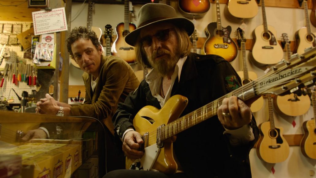 Tom Petty, foreground, with Jakob Dylan in “Echo in the Canyon.” Courtesy Greenwich Entertainment.