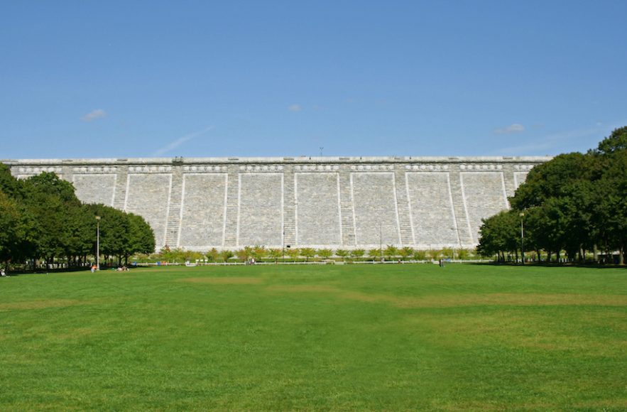 The Kensico Dam Plaza will be the site of the Jewish Music & Arts Festival Sunday, Aug. 18. Photograph by Vincent de Lagabbe.