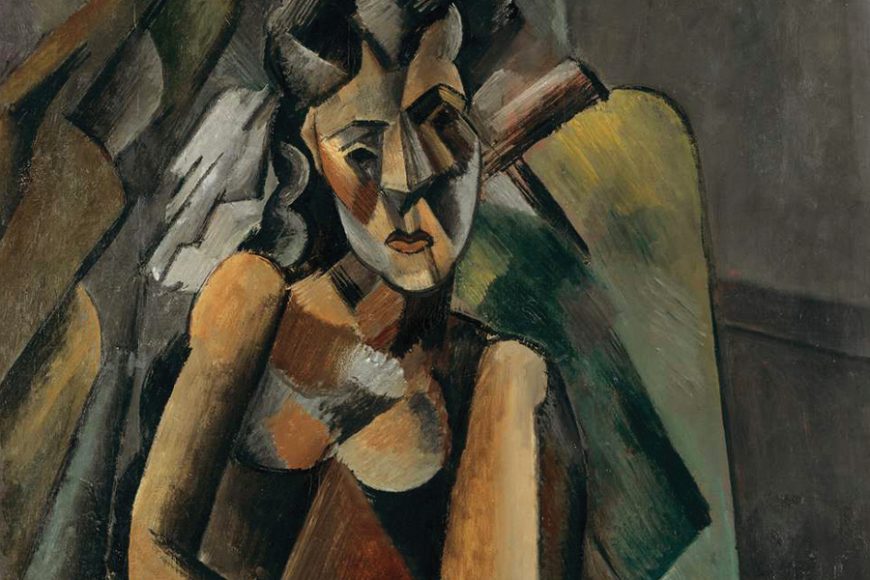 Pablo Picasso’s “Femme assise (Sitzende Frau)” (1909), oil on canvas, Staatliche Museen, Neue Nationalgalerie, Berlin.