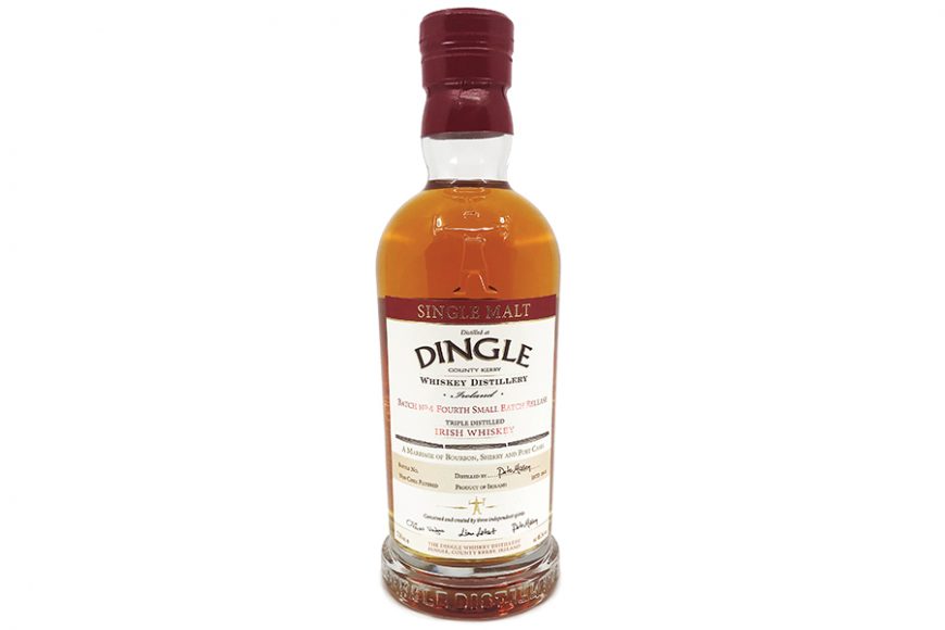 In partnership with U.S. importer Hotaling & Co., Ireland’s Dingle Whiskey Distillery has announced the arrival of Dingle Single Malt Whiskey Batch No. 4, a limited-edition whiskey that is available in key markets nationwide.