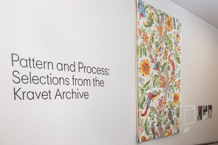 “Pattern and Process: Selections from the Kravet Archive” has opened at New York School of Interior Design. Courtesy New York School of Interior Design.